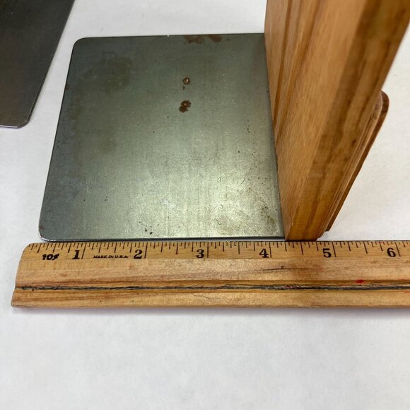 Vintage Southwestern Eagle Wood & Tile Bookends - Picture 12 of 12